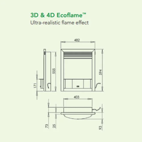4D ecoflame | Fires & Fireplaces Derby