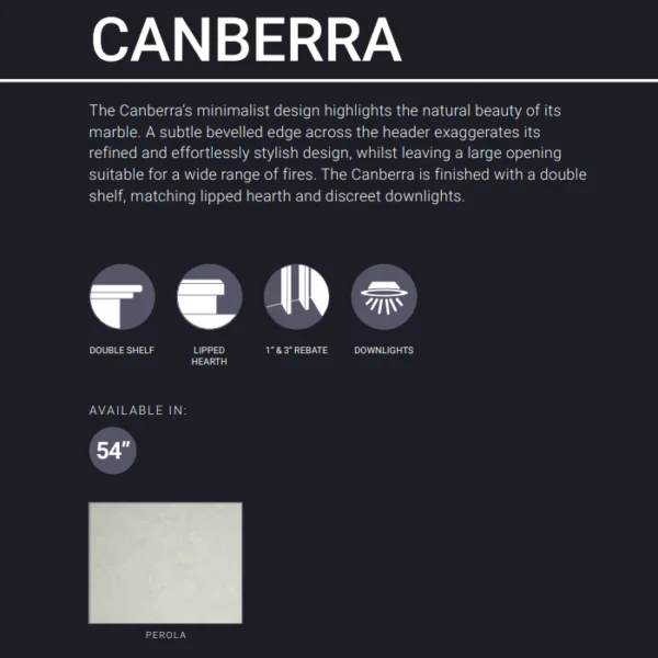 Canberra dimensions