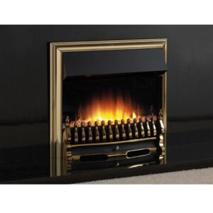 Tyrus 22 in brass | Fires & Fireplaces Derby