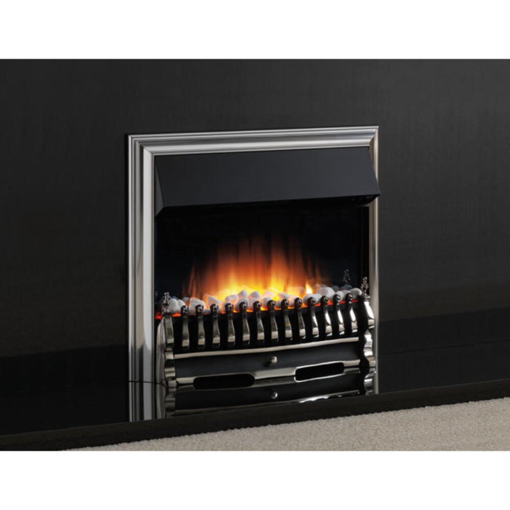 Tyrus 22 in silver | Fires & Fireplaces Derby