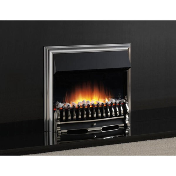 Tyrus 22 in silver | Fires & Fireplaces Derby