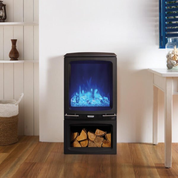 Vogue Midi Midline with blue flame effect | Fires & Fireplaces