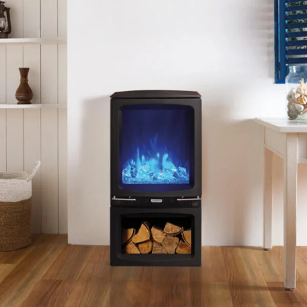 Vogue Midi Midline with blue flame effect | Fires & Fireplaces