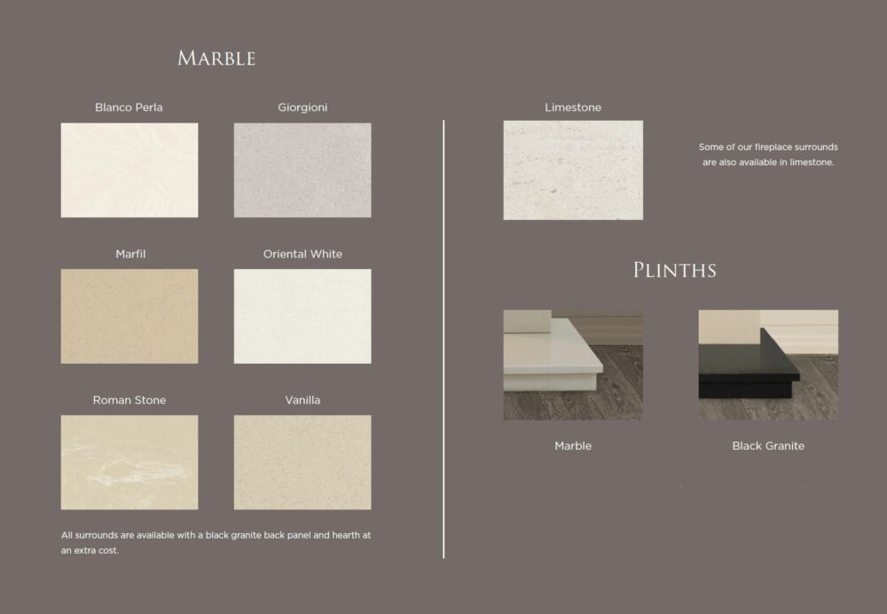 Masterpieces colour options | Fires & Fireplaces Derby