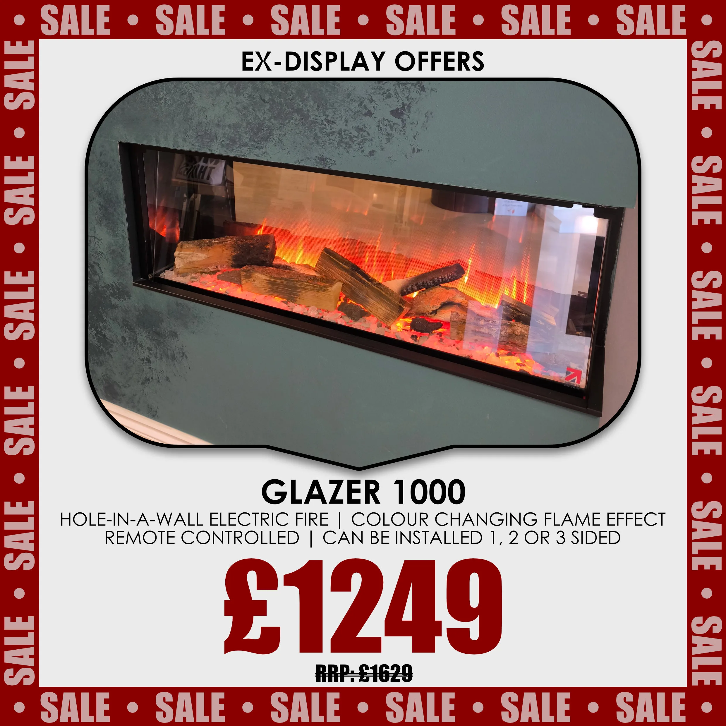 Flamerite Glazer 1000 ex display