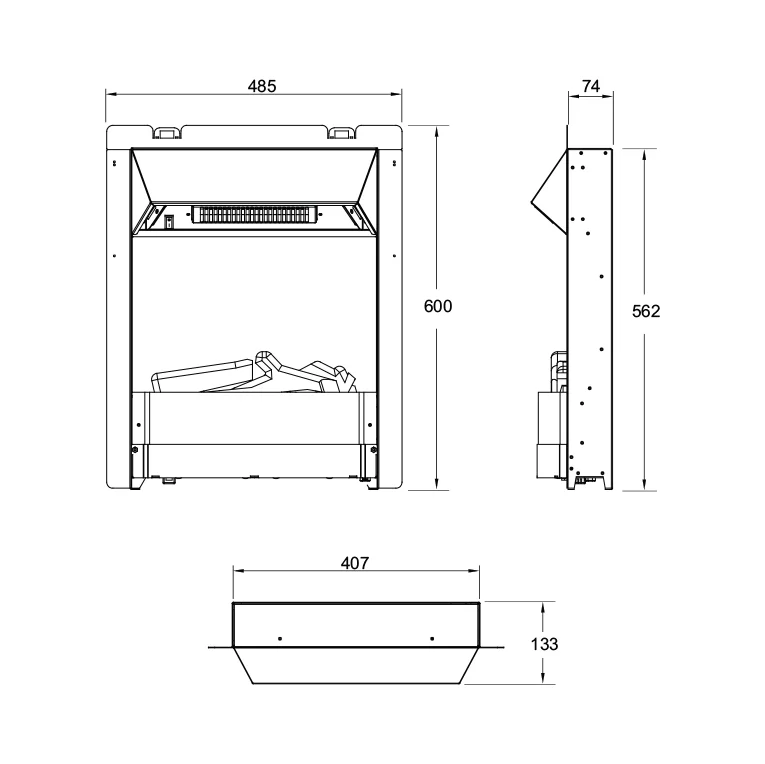 SLE40i dimensions