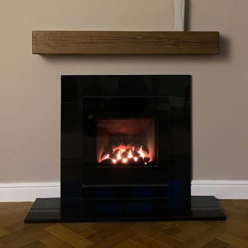 LogicHE with Designio2 black glass frame