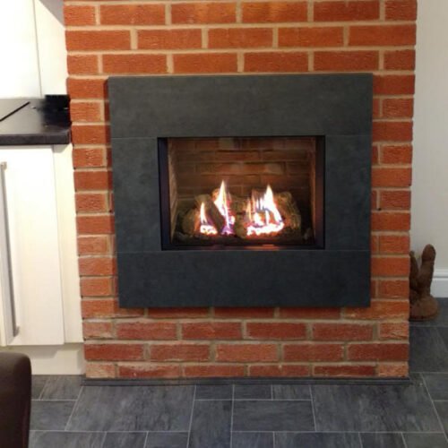 Riva2 500 with brick effect lining