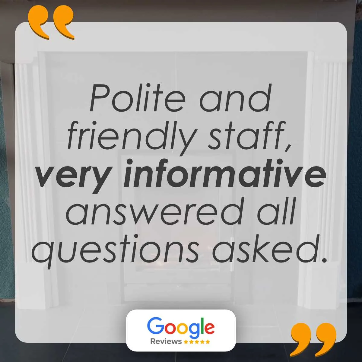 Review left by the customer