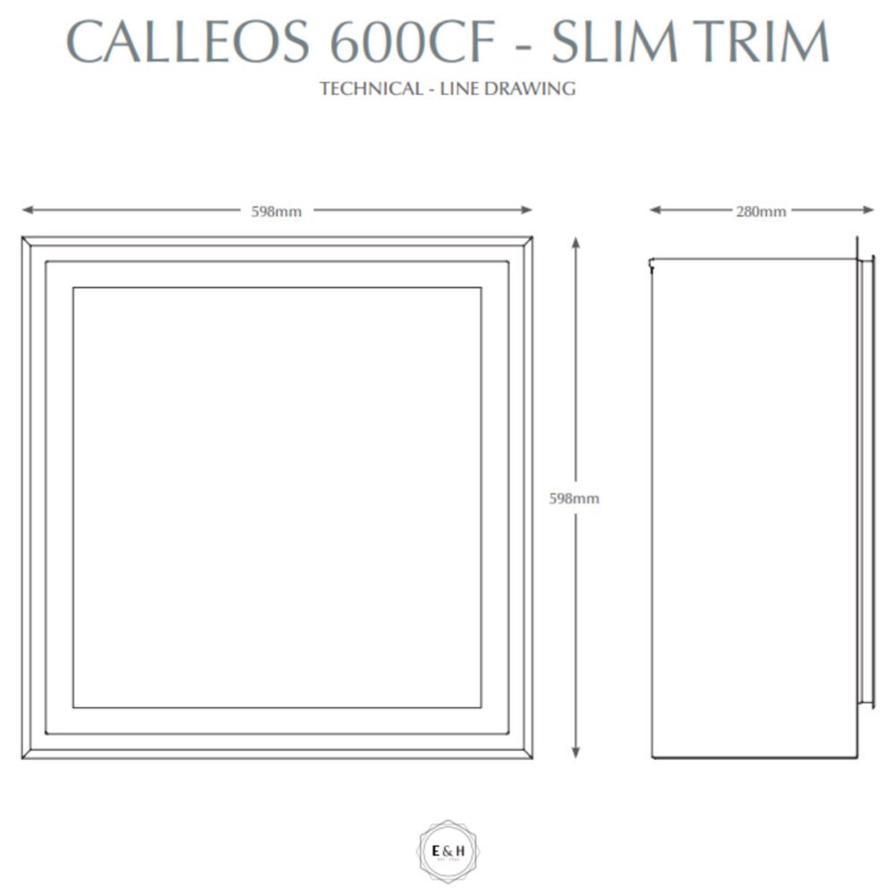 E&H Calleos 600 dimensions