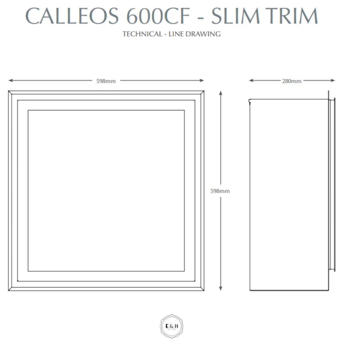 E&H Calleos 600 dimensions
