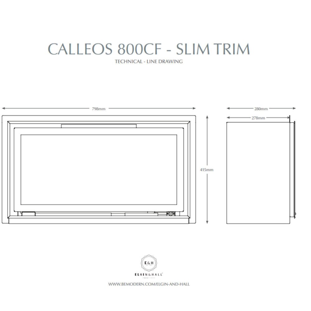 E&H Calleos 800 dimensions