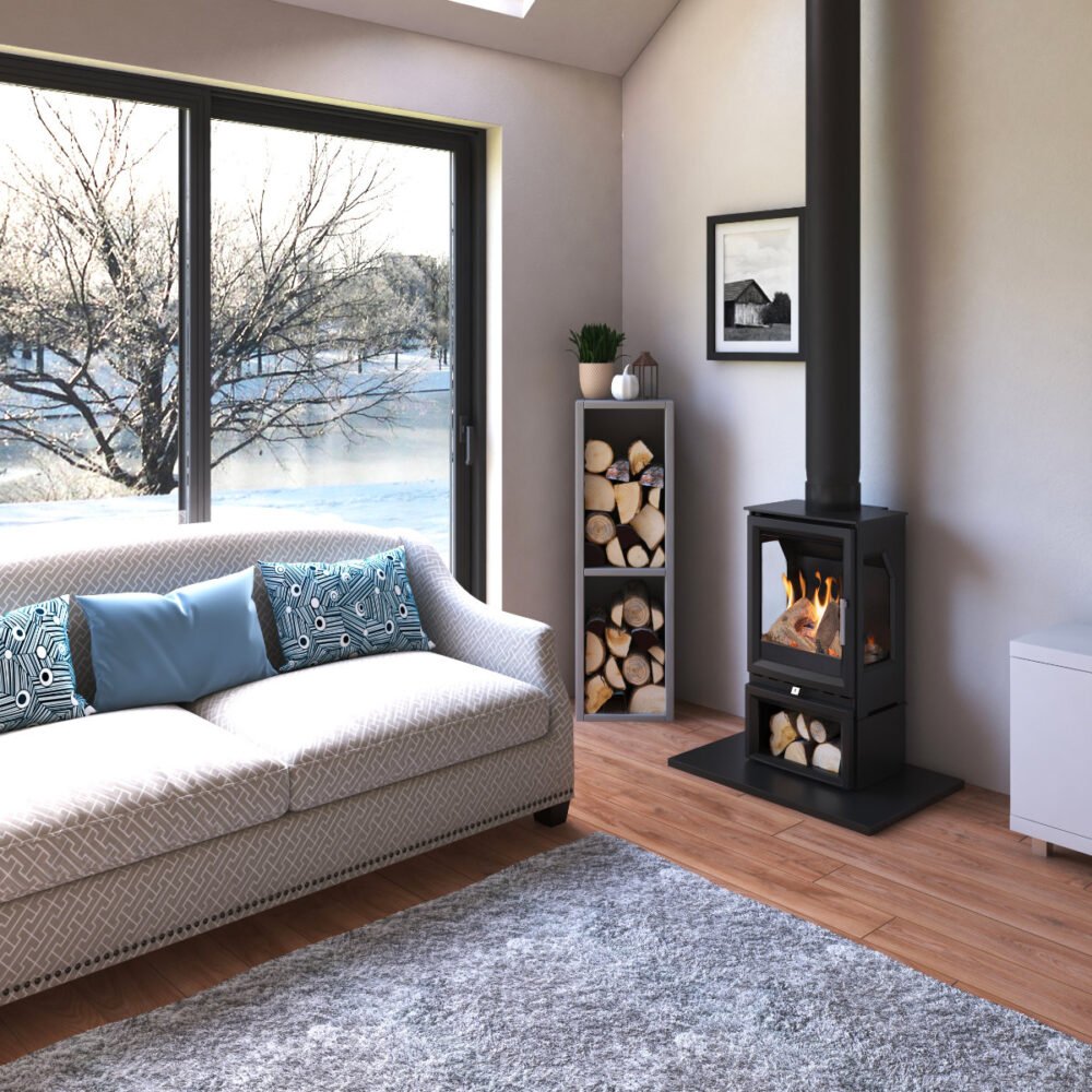 Paragon Edge 3-sided, Conventional Flue