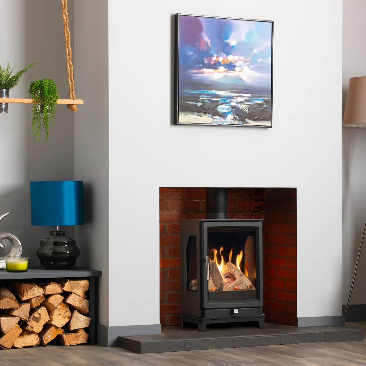 Paragon Edge 3 sided, Conventional Flue