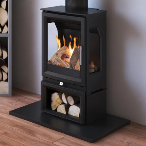 Paragon Edge 3 sided, Conventional Flue