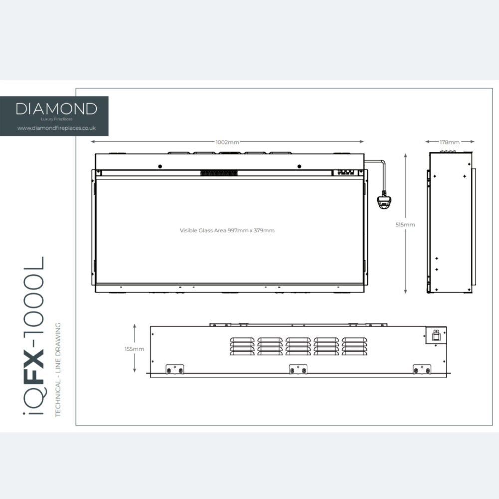 iQFX 1000L dimensions