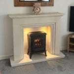 52" Ashington Surround + York Midi Stove