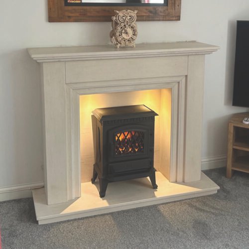 52" Ashington Surround + York Midi Stove