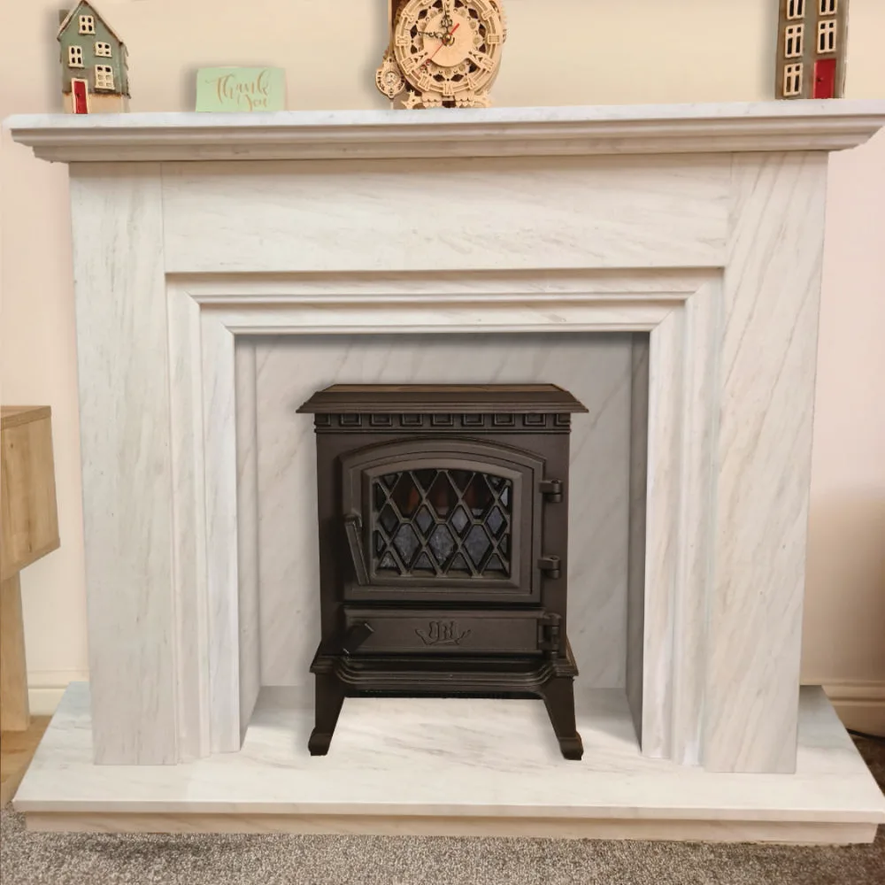 52" Ashington Surround + York Midi Stove