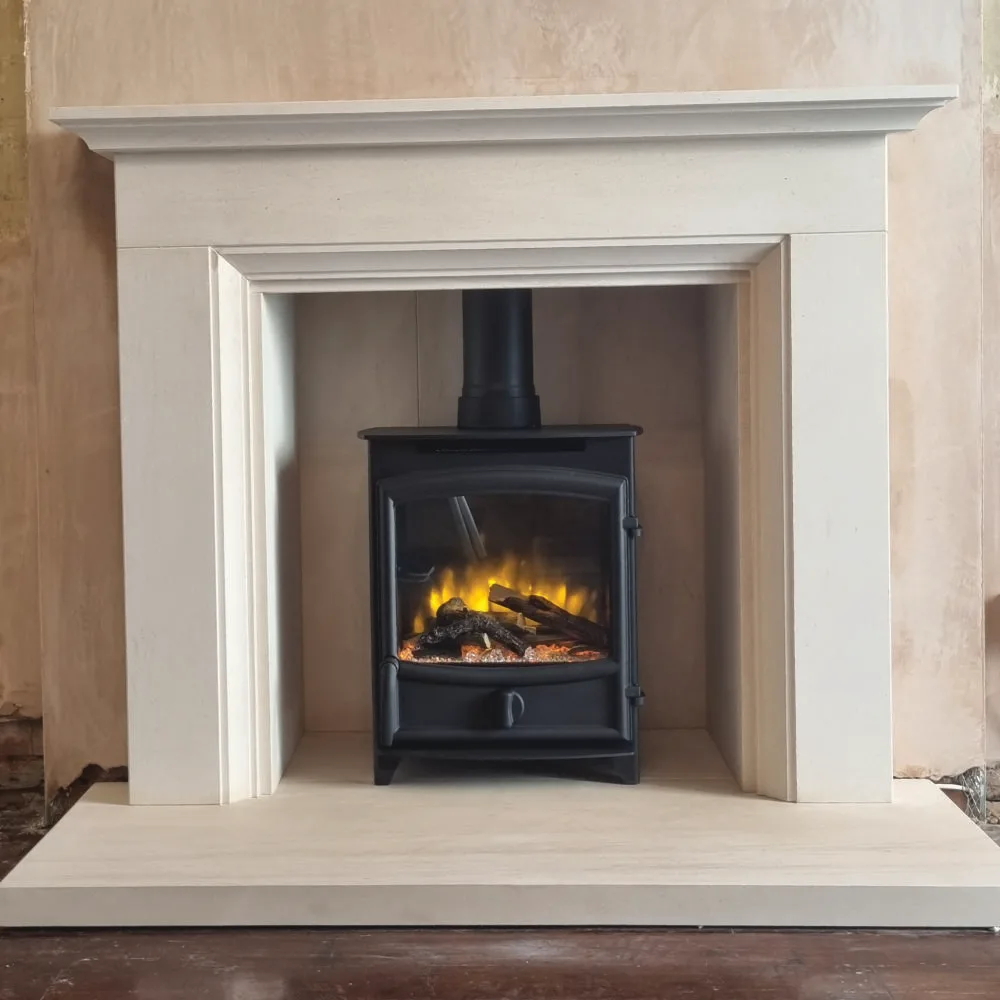 C&J Electric Stove with Curved Door