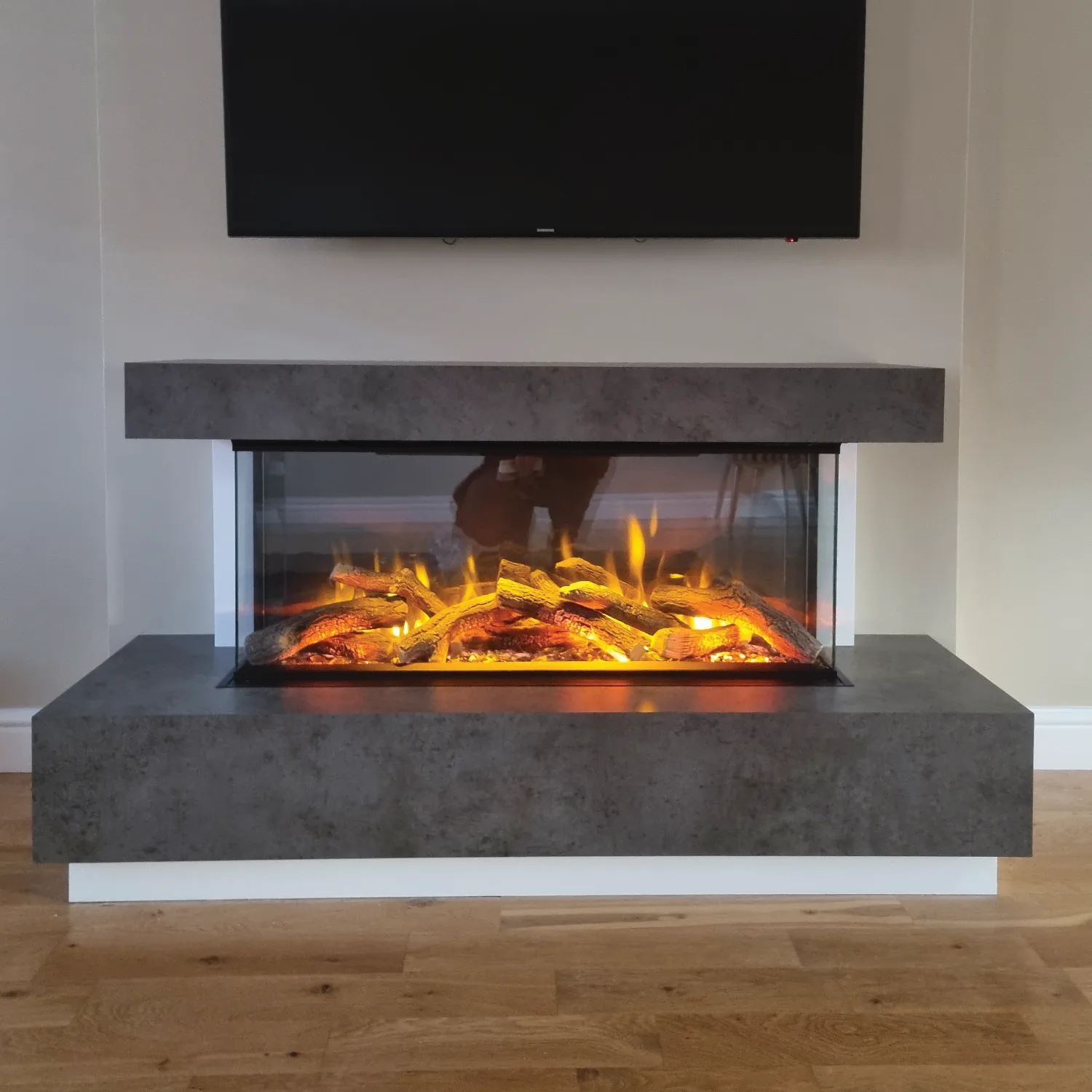 Cento Floor Standing Suite Finished Installation