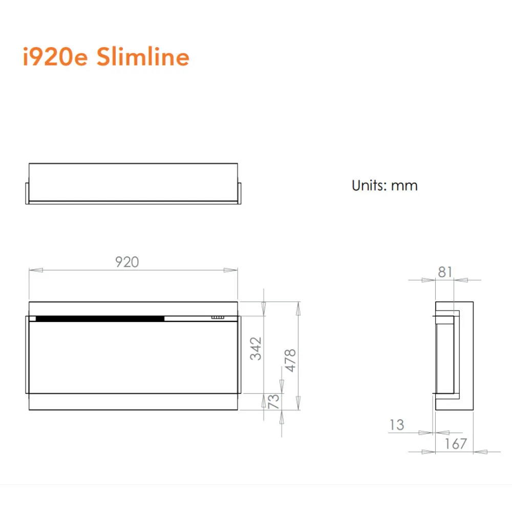 IRange i920 dimensions