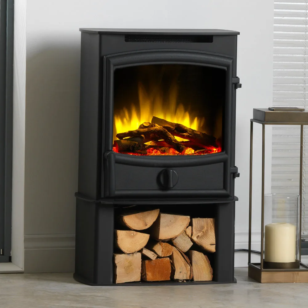 Ecoflame 3D Stove Curved