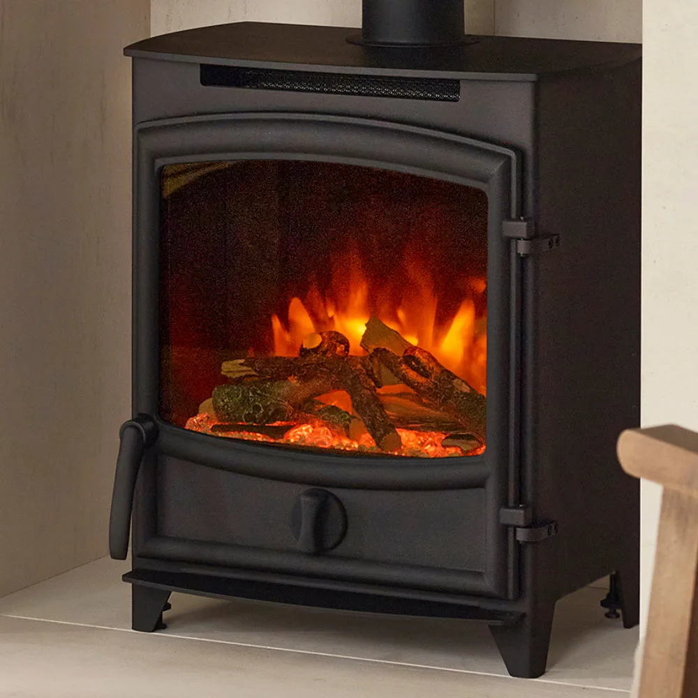 Ecoflame 3D Stove Curved