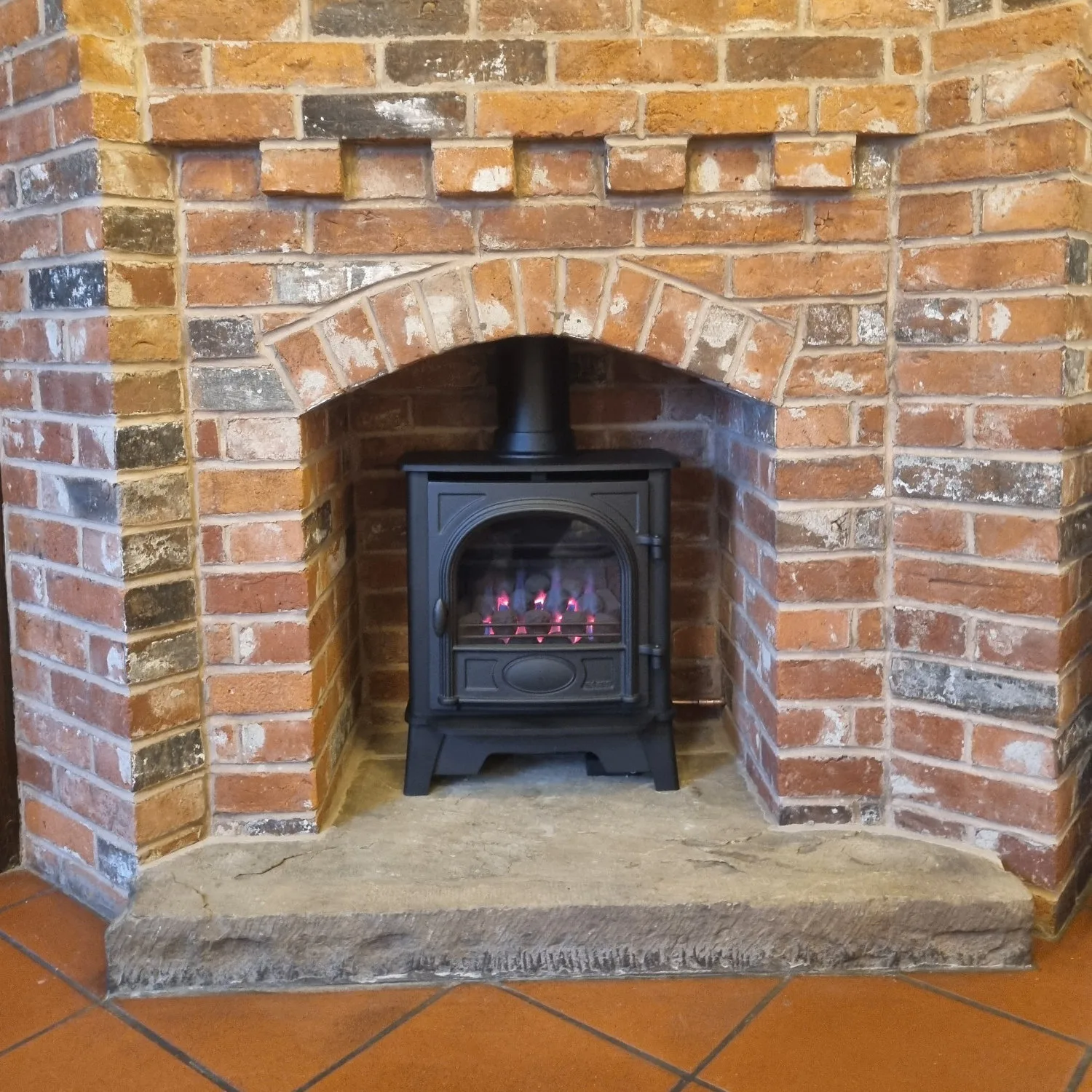 Gazco Stockton 5 gas stove installation