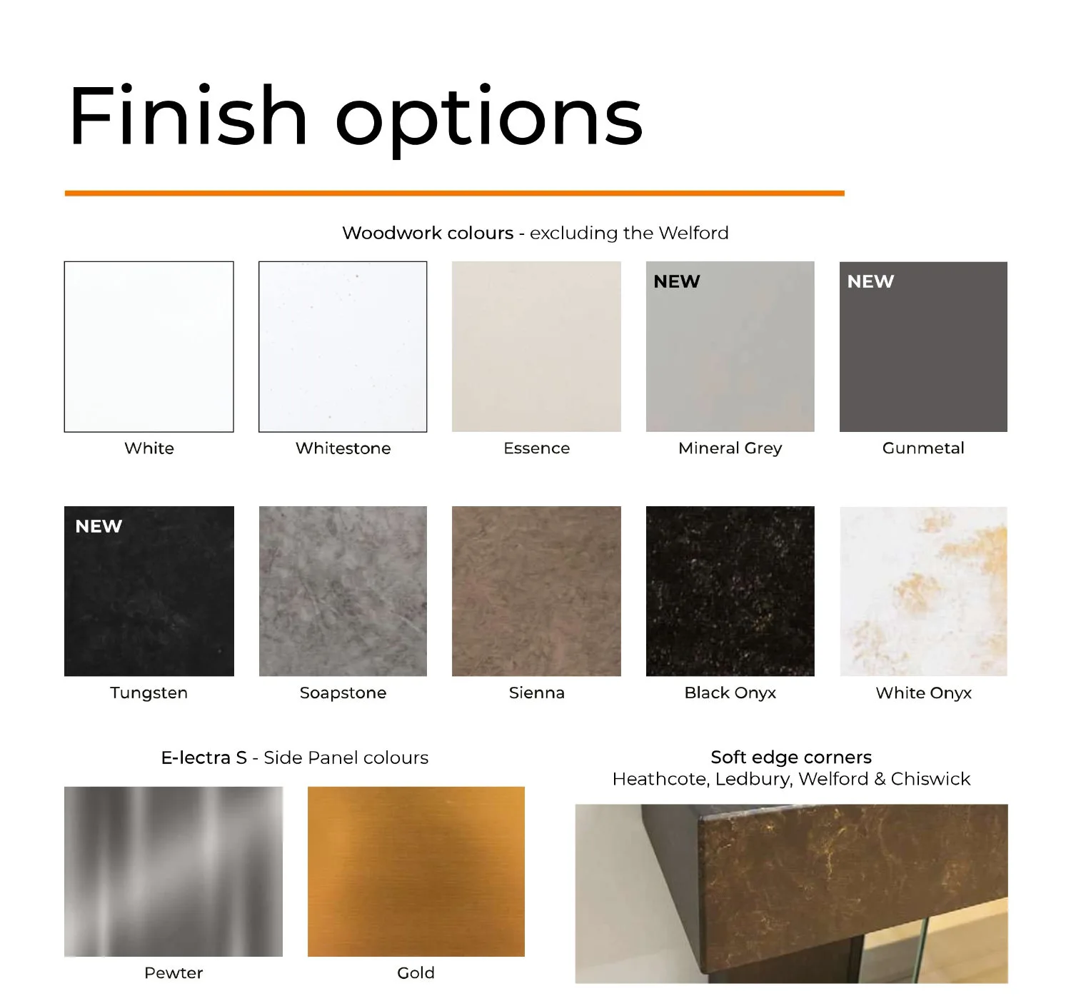 Evonic Finish Options